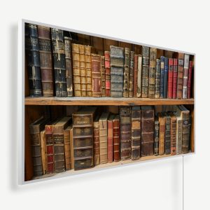Antieke boeken op schap | Witte of zwarte lijst | 450 Watt - 1200 Watt